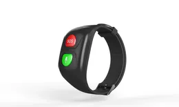 Bracciale intelligente GPS a buon mercato per adulti e anziani con frequenza cardiaca e pulsante SOS