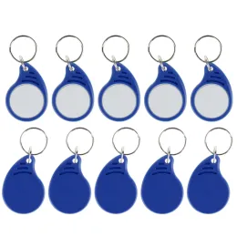 Kontrol Yeni Varış RFID IC KEYFOBS 13.56 MHz Anahtarlıklar NFC Anahtar Etiketleri ISO14443A MF Classic 1K Smart Erişim Kontrol Sistemi için Token Etiketi