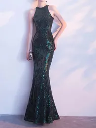 파티 드레스 고급 Shinny Slim Fit Mermaid Long Spormal Evening Dress Simple Elegant Horend High End Vestidos Floral Print Gown