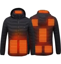 Paratago Jackets de aquecimento de inverno Homens homens aquecidos roupas aquecidas aquecedores USB Térmicos Caminhamentos de Caminhada P91138 2011262185920