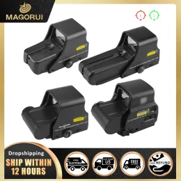 SCOPES 551 552 553 558 Ambito ottico Caccia a punta verde Verde Reflex Sight Tactical Hunting Optical Collimator Sight Pistola Accessori per pistola