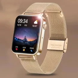 Controlla Foxbox 2022 Bluetooth Call Smartwatch Ladies Watch for Women Fashion Smart Watch Remote Control scattando foto orologio SmartBand