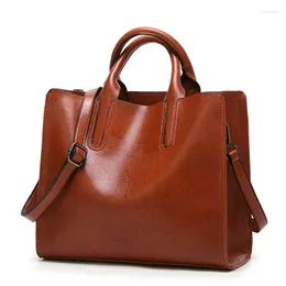 Shoulder Bags LLQS Women Bag Female Causal Tote For Daily Shopping All-Purpose High Quality Dames Handbag Leather
