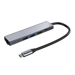 Станции интеллектуальные USB Typec Dock Station Hub Fast Transmission 5 в 1 трансфер -концентратор