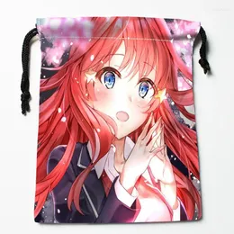 Depolama çantaları güzel go-toubun hayır Hanayome anime brawstring özel baskılı alın torba sıkıştırma tipi boyut 18x22cm 0303