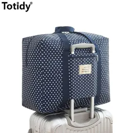 Çantalar unisex naylon katlanabilir seyahat çantaları su geçirmez çanta erkekler seyahat çantaları 2021 giyim organizatör büyük kapasiteli çanta bagaj kadın