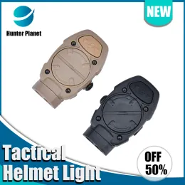 Scopes Wadsn Tactical mini hełm światło wojskowe białe zielone zielone ir Fast Helmet Latarka do Picatinny Rail Airsoft Karabin Hunting Swi