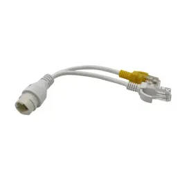 2024 Adapter rozdzielający Poe Ethernet jeden kabel sieciowy Dwa kamera rozdzielacz łącznika przełącznika Poe dla adaptera Poe Splitter