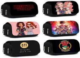 Anime Stranger Things Pencil Bags Students Stationery Supply Pen Pencil Holder Cartoon Purse Gift Cosmetic Case Bag H2204299329868