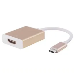 USB 3.1 USB-C için USB adaptörü Air Pro Matebook/Samsung Tablet İPad için HDMI uyumlu dönüştürücü-Kablo HD Video Monitörü