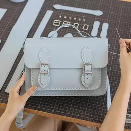 DIY Кожаная Кембриджская сумка ручной швейной швейной мешки с перекрестным плечом полуфабрикат