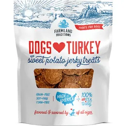 Premium Turkey Cranberry Dog Treats: Grain-Free Strips for Happy