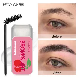 Enhancers PECOLOVERS Eyebrow Gel Wax Waterproof LongLasting 3D Feathery Wild Styling Soap For Eye Brows Women's Cosmetics 1PC