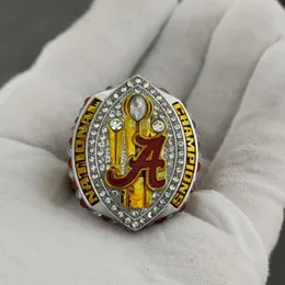 Nowe przybycie 2020 Alabama Football Championship Ring National Gold Champions Pierścienie dla Men207a