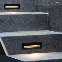 Lâmpada de parede LED IP65 Stair Stage Retire a escada à prova d'água externa enterrada