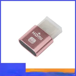 Färgglada aluminium HDMI-kompatibel virtuell skärm Huvudlös för Ghost Display Emulator Lock DDC Edid Dummy HDMI-kompatibel plugg