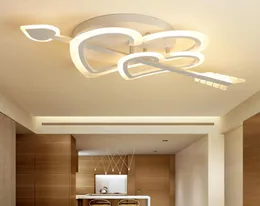 Ny Art Deco Love LED -taklampor för säng barn039s rum romantiskt bröllopsrum hembelysning järnvareacryl tak lam9362364