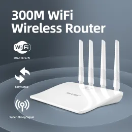 Router Pixlink WR21Q 300Mbit / s Wirelessn Router Internet Mini Wireless Internet WiFi Router externe Antennen Wisp Repeater AP -Modus