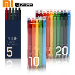 Ручки Xiaomi Kaco Pen Gel чернила Abs Pen Вывеска ручка 0,5 мм подписание ручки Premec Premec Smooth Switzerland Refill Mikuni Japan Japan чернила красочные чернила подарок