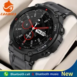 Kontrola CanMixs K22 Watch Bluetooth Call Smart Watch Men Outdoor Sport Fitness Tracker Muzyka Muzyka Gra Smartwatch na Android iOS