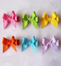 Lovely Hairpins Hair Bows Clips Rainbow for Girl Kids Children Duckbill Hairpin Candy Color Mini Barrettes Accessories FJ32124190100