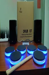 Gadgets eletrônicos Dicionários Aprendendo Educação Toys Drum Kit Portable1124113