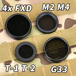 Scopes Airsoft G33 M2 Killflash/Kill Flash T 1 T 2 Ambito 4X FXD Optic Sight Optic Optic Copertura tattica di caccia tattica Accessori wargame