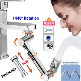 Purificatori retrattibili universali retrattive 1440 ° rotazione braccio robotico rubinetto a aeratore a aeratore filtro lavello attaccamento del rubinetto del rubinetto ugello