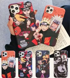 Case di telefono per iPhone 11 Pro 7 8 Plus XR XS Max Japan Anime Naruto Jiraya Itachi TPU Back Coque per iPhone 6 6S Plus2350287