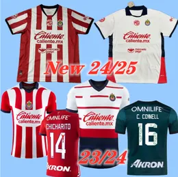 CHIVAS CD Guadalajara 24/25 Soccer Jerseys A.Vega I.Brizuela E.Gutierrez Chicharito A.zaldivar Alvarado F.Beltran J.Macias 2023 2024 Hem Bov Fotbollsskjorta