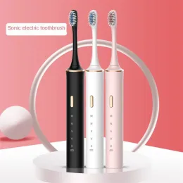 Köpfe Neue 2022 Sonic Electric Zahnbürste IPX7 Timer Pinsel 18 Modus USB -Ladegerät wiederaufladbare Zahnbürsten Ersatzköpfe Set Set Set
