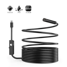 Cameras Endoscope Camera Wifi Mini Camera Waterproof Hard Wire Pipeline Inspection Borescope for Car for Iphone Android Smartphone