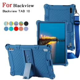 Stoi obudowa ochronna dla Blackview Tab10 10.1 "Tablet PC, Stand Holder Silikonowe okładka dla Blackview Tab 10 Pro