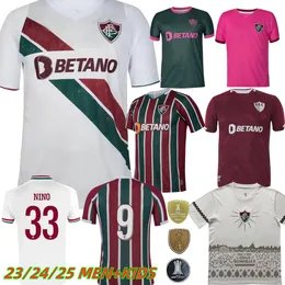 2023 2024 2025 Fluminense Soccer Jerseys 23 24 25 FC MARCELO J.ARIAS NINO FELIPE MELO G.CANO ARIAS FRANCA JOHN KENNEDY home away 3rd football shirt 16-4XL