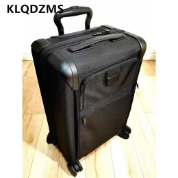 Gepäck KLQDZMS 20 "24 -Zoll -Hochqualitäts -Koffer Erweiterbarer Oxford -Stoff Trolley Hülle Stumm