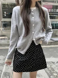 Magliette da donna Kitty Alien All Match Magioni delicati donne A-Line Skirts 2024 Office Lady Sweet Girls Summer Chic High Street Coats