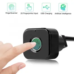 Yeni Akıllı Dolap Parmak İzi Kapısı Kilidi Akıllı Parmak Dolabı Çekmecesi Dijital Güvenlik Kilidi USB Şarj Cerradura Inteligente