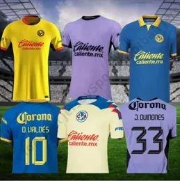 2023 2024 2025 Liga Mx Club America Soccer Fourceys R. Martinez Giovani Home Away 3 -й тренировочный жилет 24 25 футбольные мужчины и женские фанаты рубашки униформа