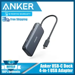 Hubs Anker USB C Hub, adapter 4in1 USB C z 4K USB C do HDMI 2 USB 3,0 Ports 60W Port ładowania mocy dla MacBook Pro