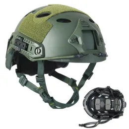 Helme Einstellbare militärische Airsoft Fast Helm Impact Resistance Tactical Paintball Combat Protective Helm Armee Jagd CS Helm