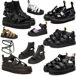 Sandals di spedizioni gratuite Sandali da donna Uomini Slide Sliders tripli vetrini in pelle bianca nera