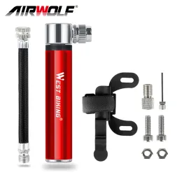 Lights Lightweight Mini Bicycle Pump 120psi Aluminum Alloy Portable Schrader Presta Valve Hand Bike Tire Pump 85g Basketball Inflator