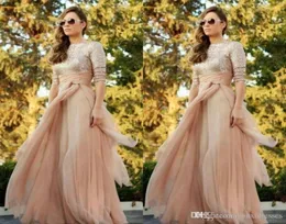 Sparkly Maid of Honor Dress ALine Sexy Crew Long Sleeve Sequins Ruffles FloorLength Bridesmaid Dresses 2018 Custom Made59634019742667