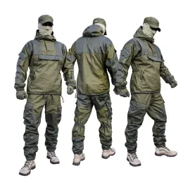 Accessories Russian Special Forces Camo Combat Uniform Army Fans Tactical Work Clothing Outdoor 450D Waterproof Wearresistant Hunting Suit