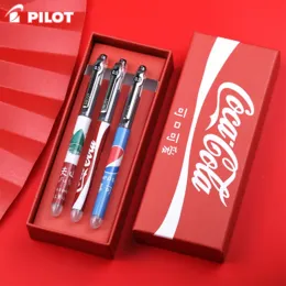 Ручки 3PCS Japan Pilot Limited Gel Pen P500 Писание плавно и непрерывно чернит японский экзамен.