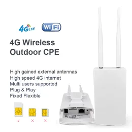 Yönlendiriciler Açık su geçirmez SMA arayüz anteni kablosuz yönlendirici bilgisayar ağı sim kart yönlendirici modem 4G wifi IP kamera için hotspot