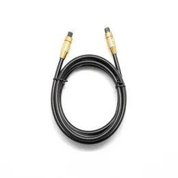 2024 Högkvalitativ 60mm OD Gold-Plated Head Audio Optical Fiber Cable för digital ljudöverföring med Toslink-sidgränssnittslängd-för