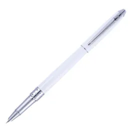 Ручки Picasso Pimio 605 Письмовые ручки 0,5 мм иридий Nib Metal Fountain Pen с алмазом на верхней ручках для Lady Birthday Gift