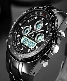Requeel Top Brand Sport Quarz Armband Watch Männer Militärische wasserdichte Uhren LED Digital Uhren Männer Quarz Armbanduhr Uhr Mann X03626290