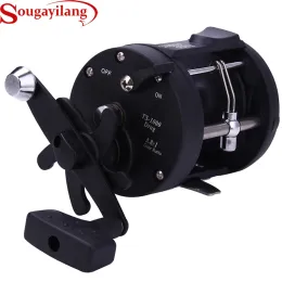 Аксессуары Sougayilang Drum Trolling Fishing Reles 3,8: 1 3000R/4000R Baitcasting Fishing Coil Reel Колесо вращение рыбацкая катушка